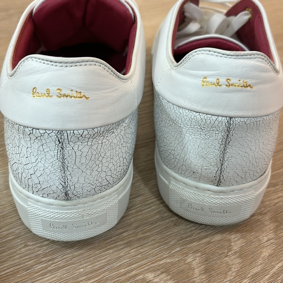 Paul Smith White Sneakers sz 9/43- only worn 2 times - Picture 4 of 6